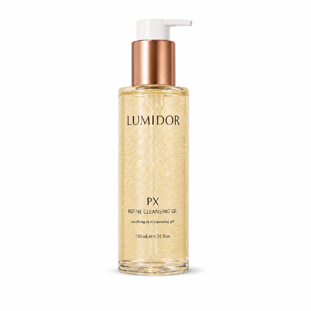 Lumidor PX Refine Cleansing Gel na marmurowej podstawce
