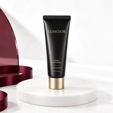 Lumidor Lifting Exo Cream na marmurowej podstawce